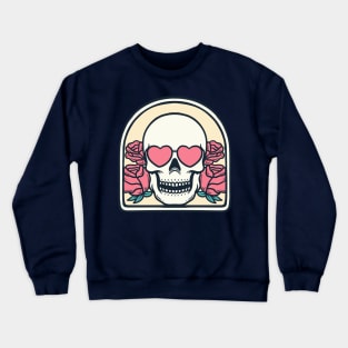 Romantic skull couple Crewneck Sweatshirt